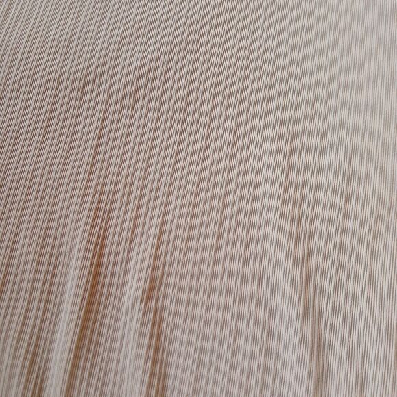 Shein Curve Beige Ribbed Long Sleeve Shirt Womens Size 2XL Basic Minimalist - Picture 4 of 8